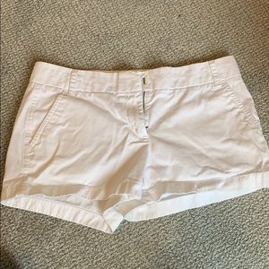 J Crew White chino shorts—brand new!